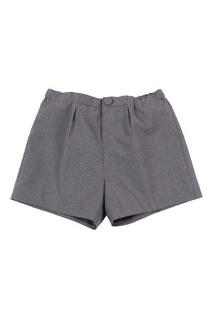 bermuda in cotone grigio GUCCI KIDS | 831841XWA1Z1401